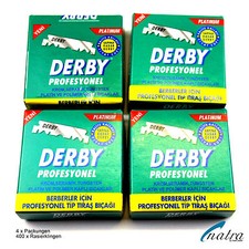 400 Derby Professional Rasierklingen auswechselbar für Rasiermesser razor blade