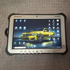 Diagnosegerät für BMW PKW inklusive Kabeln & Panasonic mit Handhalterung 2025