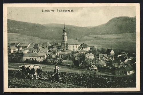 Ansichtskarte stadtsteinach - ansichtskarte,