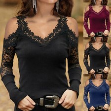 Damen spitze tops oberteile - spitze,
