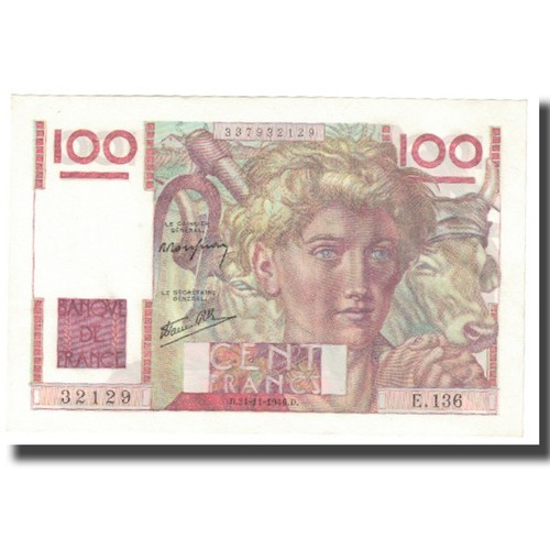 Frankreich 100 francs jeune - frankreich,, francs,