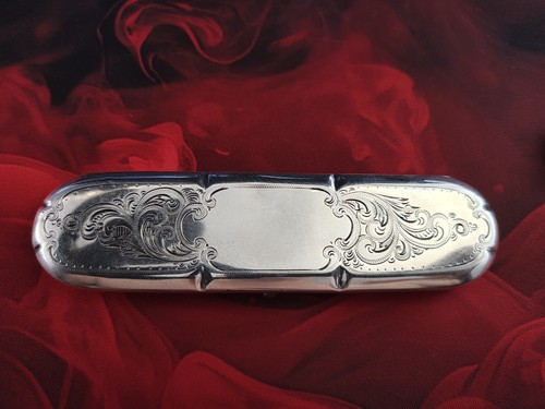 Antikes brillenetui silber - antikes,