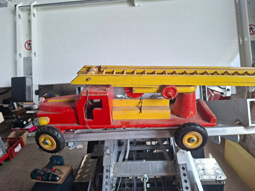 Holz feuerwehrauto leiterwagen - holz,