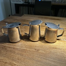 3x Set WMF Cromargan Milchkännchen 0,3L Portionskännchen - 1960s 70s Kanne