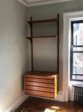 Poul Cadovius Regal Royal System Regal Teak Dänisch Shelf