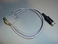 PC-COM 1m Anschlusskabel Adapter 5pol DIN auf RS-232 seriell Sub-D9 Buchse (K01)