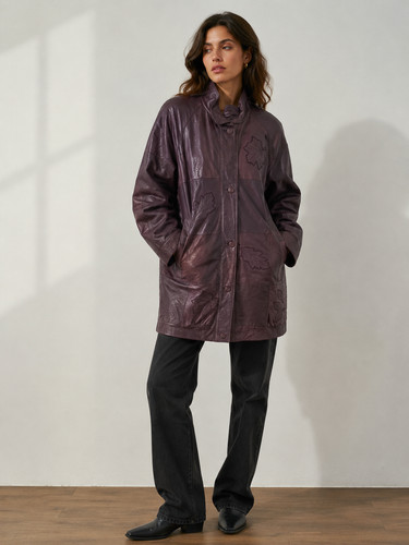 Vintage lederjacke damen - vintage,