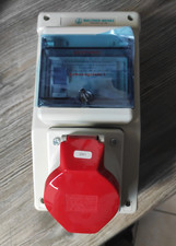 WALTHER WERKE STECKDOSENKOMBINATION 230/ 400 V WANDGEHÄUSE 6591105 IP44