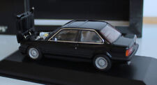 1:43 Minichamps BMW 3er  325i  E30  SCHWARZ  1989  BBS FELGEN  HAUBE ÖFFNET