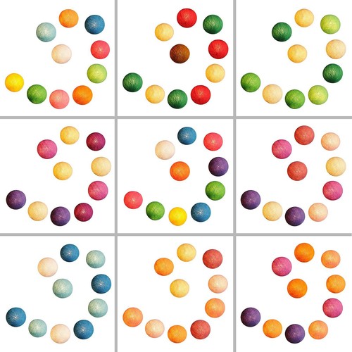 10x lichterkettenkugel cocoon - lichterkettenkugel,