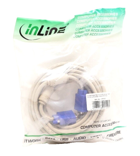 Inline vga kabel - inline, 15pol