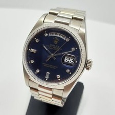 1 ROLEX DayDate Weißgold Ref. 18039, Diamant-Zifferblatt