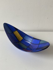 Vintage Bay Keramik Schale 1210-28  Dekor Reims  Bodo Mans 50/60ies Design 