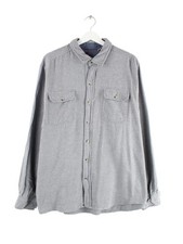 Woolrich flanell hemd grau xxl - grau,