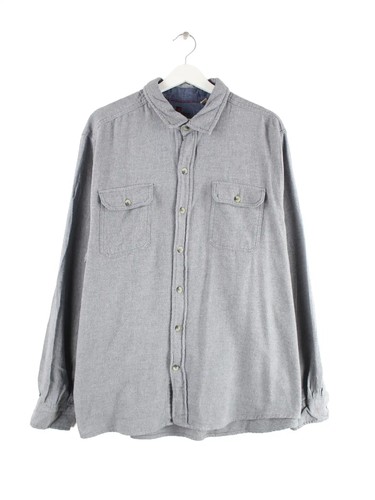 Woolrich flanell hemd grau - flanell,