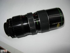 Zoom-Objektiv Tele Hanimex 80-200 / 3,5 Macro MC multi coated lens M-42 Gewinde 