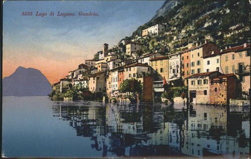 Gandria lago lugano di - lugano,