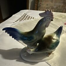 Huhn Hahn Porzellan Figur GDR