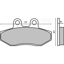 Vordere Bremsbeläge Yamaha
