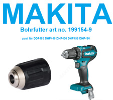 MAKITA Bohrfutter 199154-9 für Akkubohrschrauber BDF450 DDF446 DHP485 8443D 8413