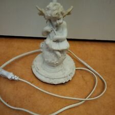 Vintage Shabby Chic Tischlampe Tischleuchte Engel Putto