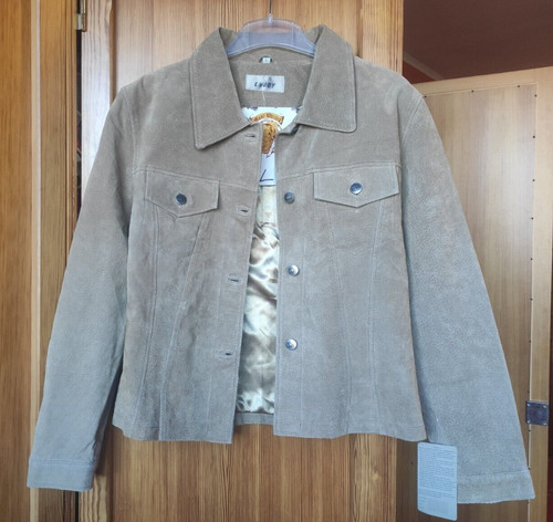 Lederjacke beige 2 - beige,,