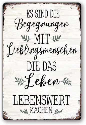 Blechschild sprüche retro - sprüche,