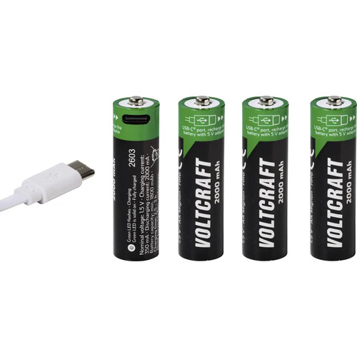 4er multipack voltcraft mignon - multipack,