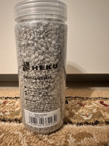 Heku deko granulat silber - deko-granulat,