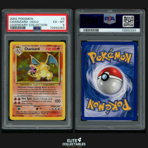 Charizard 110 holo psa 6 - charizard,