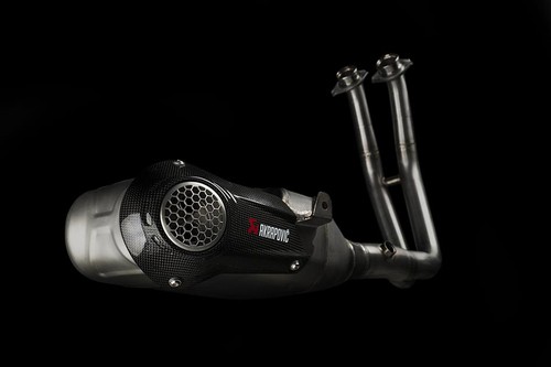 Akrapovic edelstahl auspuff - edelstahl,