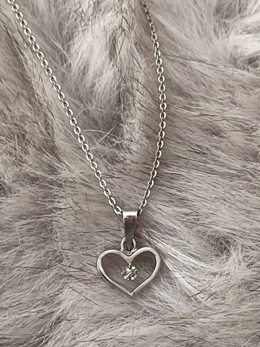 Kette mit herz anhänger - kette,