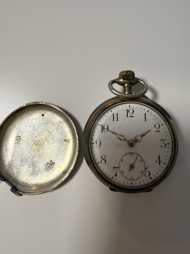 Antike taschenuhr silber 800 - antike,
