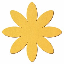 Goldene Holz Margerite - Deko