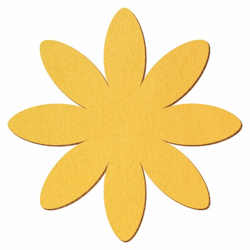 Goldene holz margerite deko - margerite,