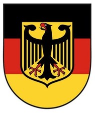 Autoaufkleber Sticker Deutschland Adler Schild Fahne Flagge Aufkleber