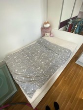 Ikea Bettgestell MALM WEISS 140x200cm + Lattenrost (VB)