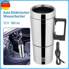 Auto 12V Auto Wasserkocher Teekocher Edelstahl Heizung Wasser Kocher 380ml DHL*