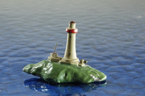 Leuchtturm mit kleiner - , insel