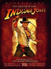 4 x DVD INDIANA JONES BOX mit PRÄGEDRUCK in THX SOUND Harrison Ford & BONUS NEU