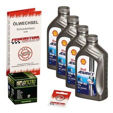 Honda VT 1100 C Shadow (SC23) 93-95, Shell 10W40 Öl + HiFlo Ölfilter, Motoröl