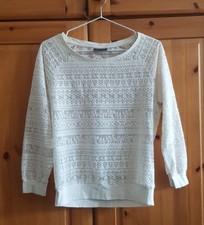 C&A Champagne weiße Bluse Gr