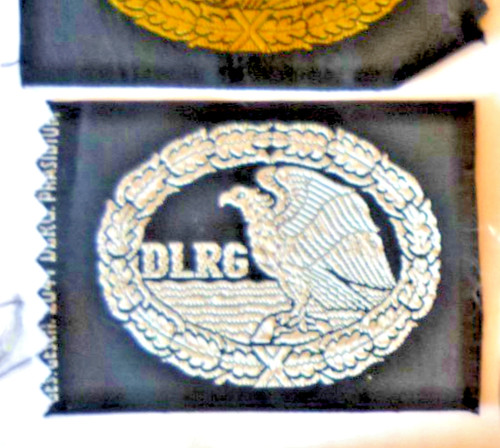 Aufnäher dlrg silber - aufnäher,