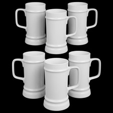 6x Bierkrug hoch Krug 0,5l