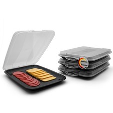 4 Stück Aufschnittboxen für