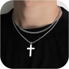 Kreuz Kette Herren Männer