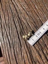 Omis Vintage 333 Gold Anhänger,Dackel, Hund,Charm,Bettelarmband,Meisterpunze