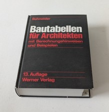 Bautabellen für Architekten