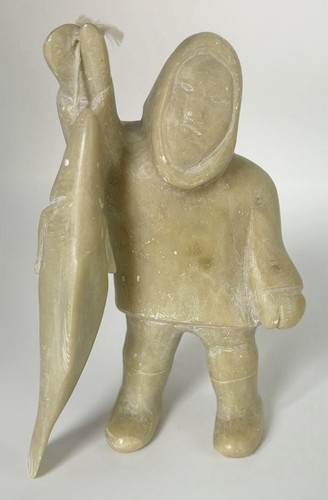 Inuit weiße steinschnitzerei - inuit,