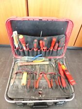 voller Cimco Elektriker Koffer Werkzeugkoffer mit Zangen Schraubendreher usw.